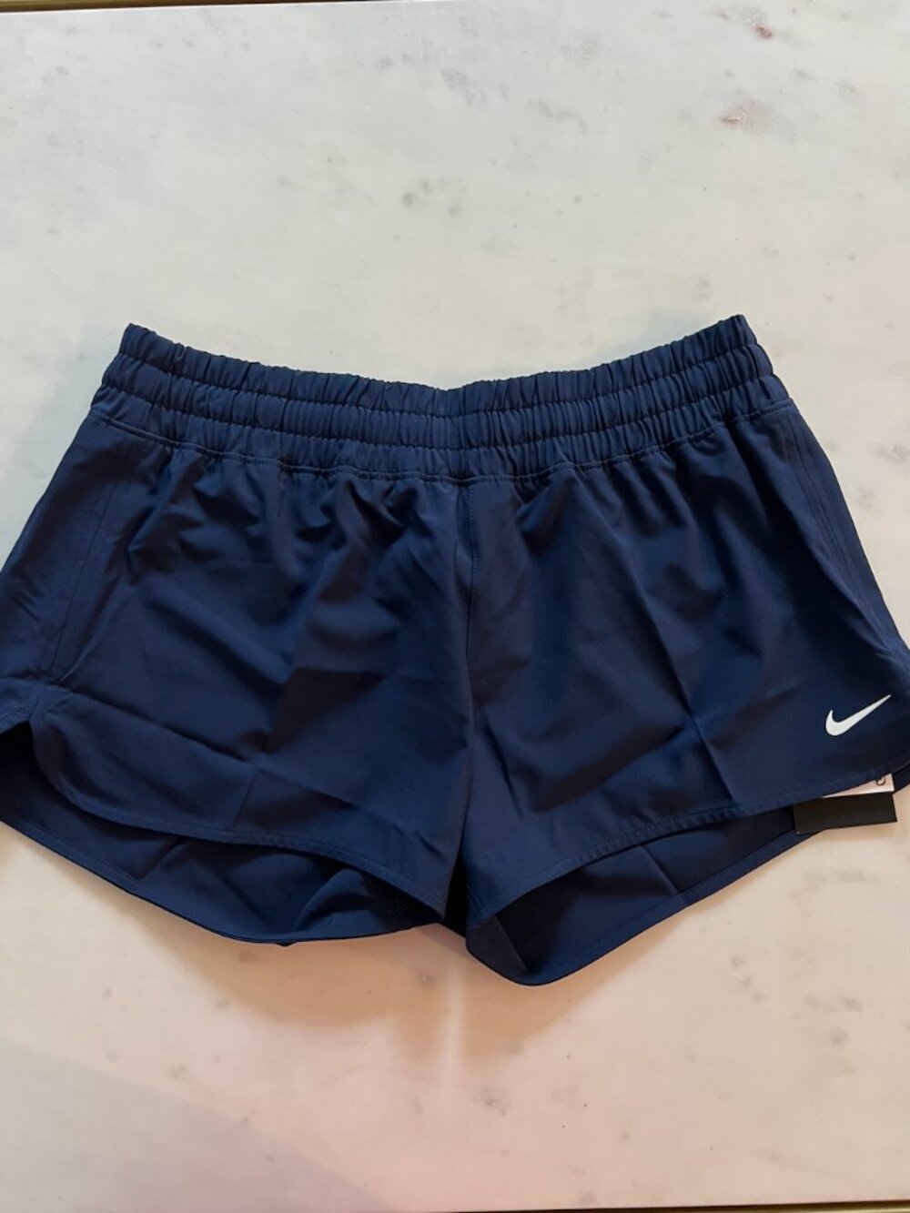NWT Nike Swim Women's Breaker Essential Volley Cover-Up Shorts Navy S